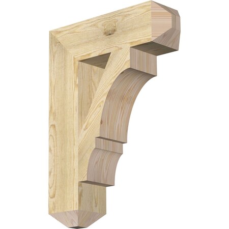 Ekena Millwork Balboa Craftsman Rough Sawn Bracket, Douglas Fir, 6"W x 22"D x 30"H BKT06X22X30BOA04RDF